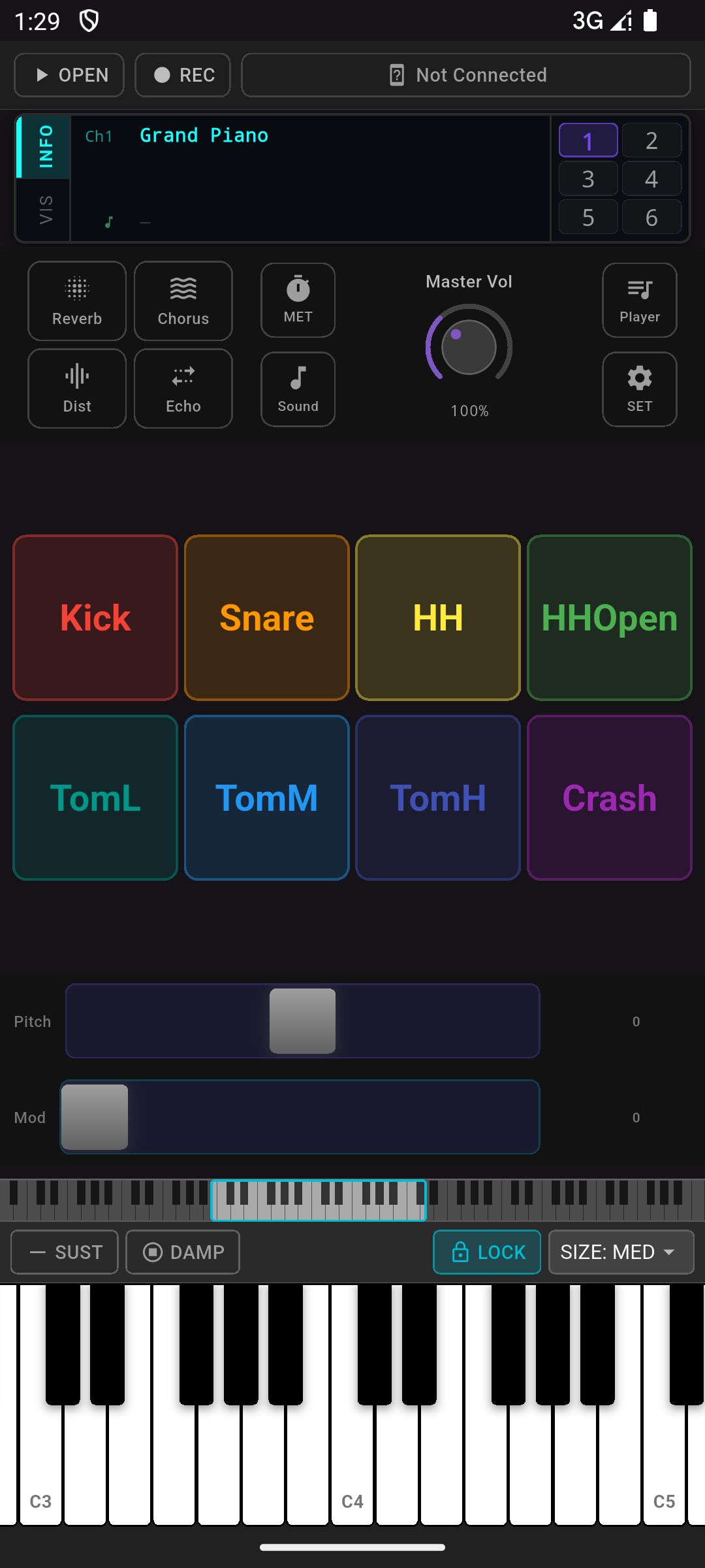 SynthBridge screenshot